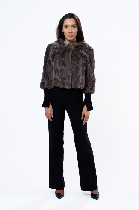 Haină Blană Iepure 2051 – Eleganță și Rafinament pentru Sezonul Rece [8]