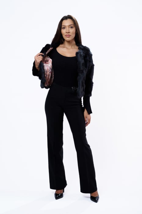 Haină Blană Vulpe 2052 – Eleganță Clasică și Confort de Lux [5]