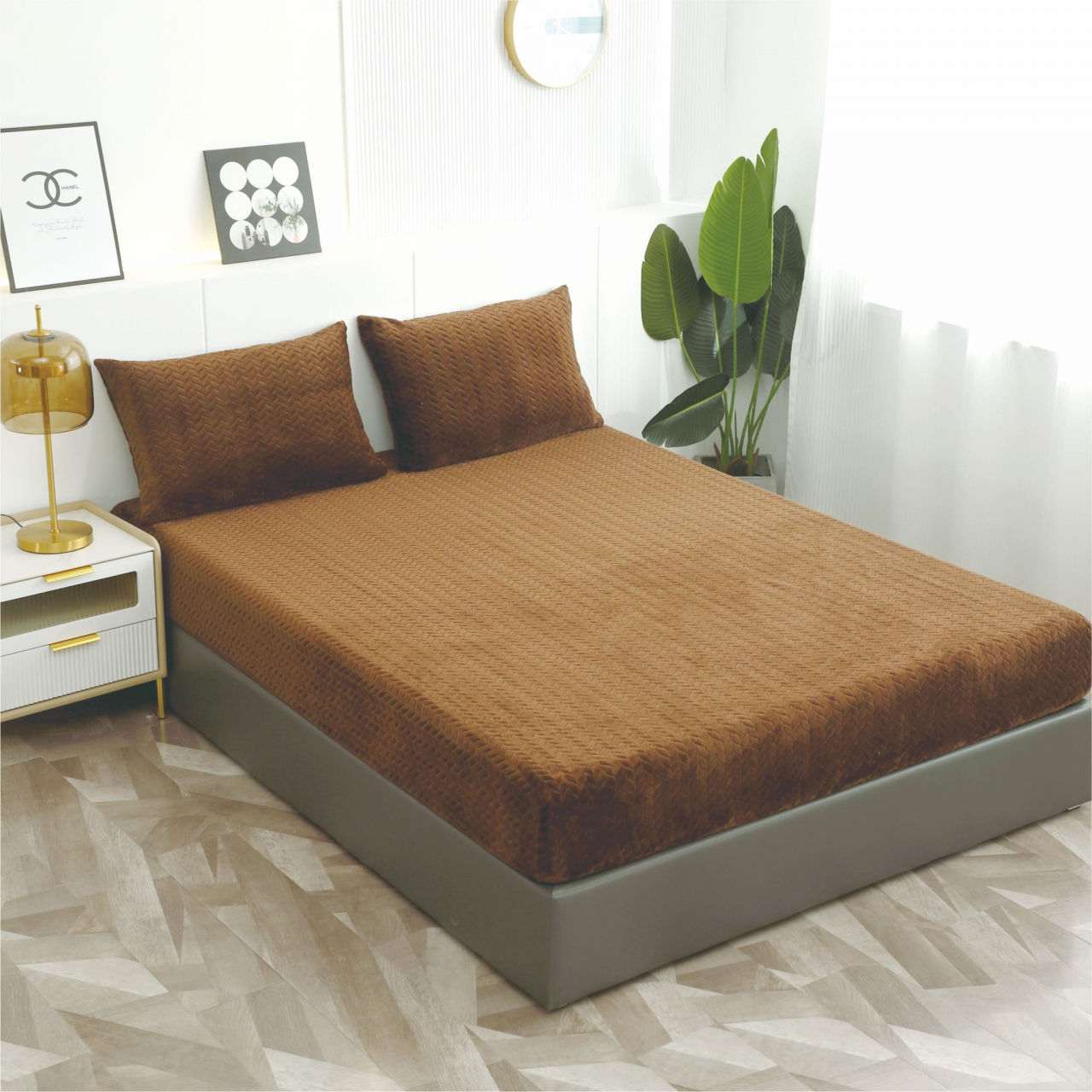 Husa de Pat Cocolino 180x200 cm - Set cu Fețe de Pernă și Elastic pentru Fixare Perfectă [1]