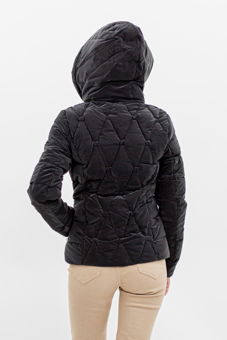 Jachetă Dama 902 – Matlasată, Cu Glugă Detașabilă [2]
