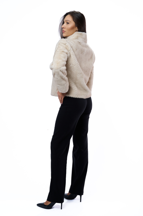 Jachetă Dama cu Blană Sintetică 630 – Eleganță și Confort Premium [2]