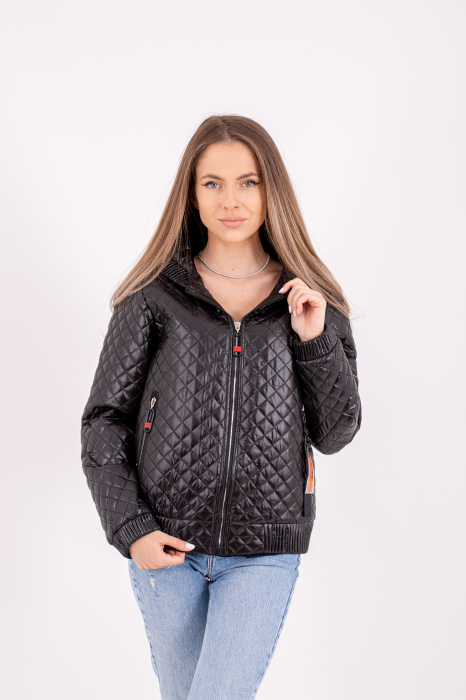 Jachetă Dama cu Glugă 7261 – Confort și Funcționalitate pentru Zilele Răcoroase [1]
