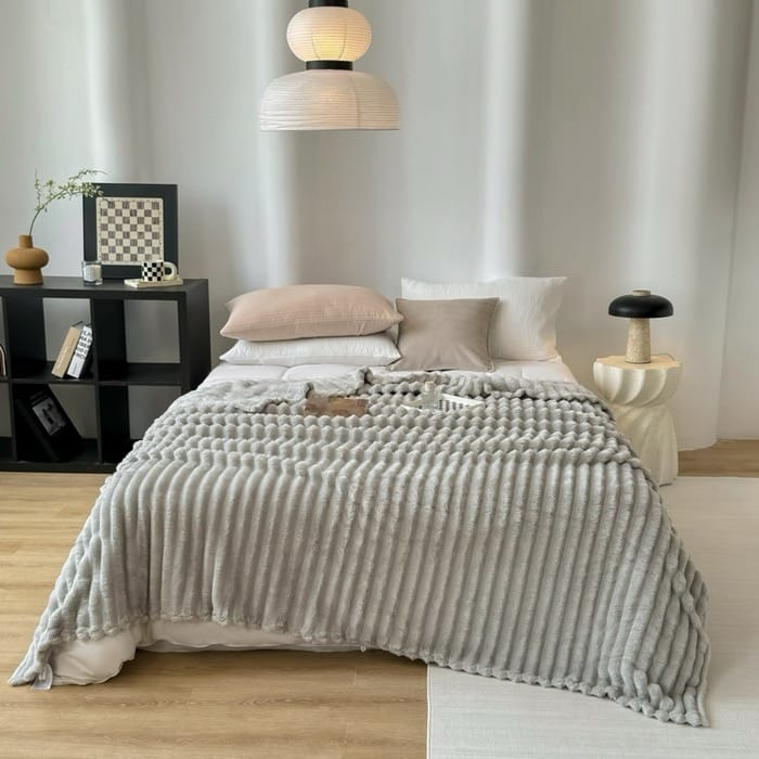 Patura cocolino cu dungi, 200x230cm [1]