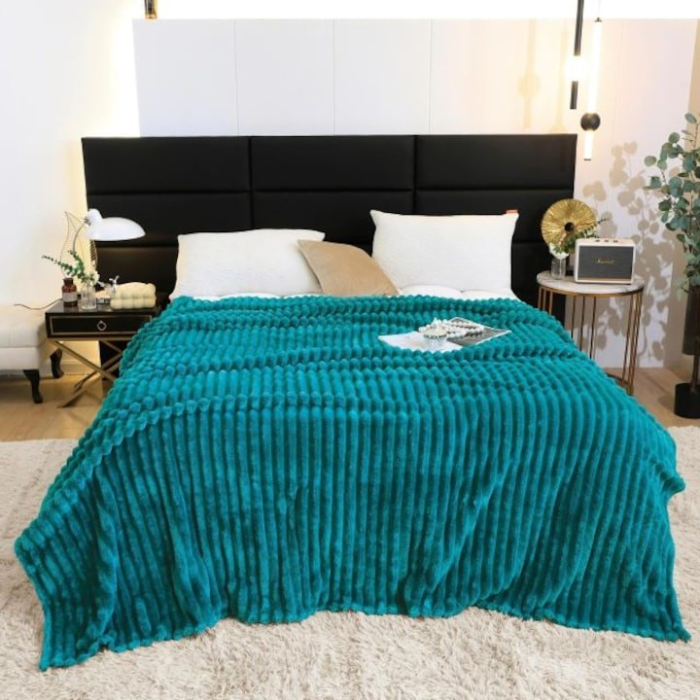 Patura cocolino cu dungi, 200x230cm [1]