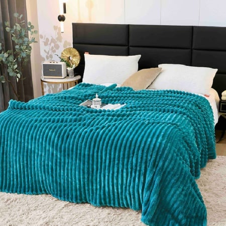 Patura cocolino cu dungi, 200x230cm [2]