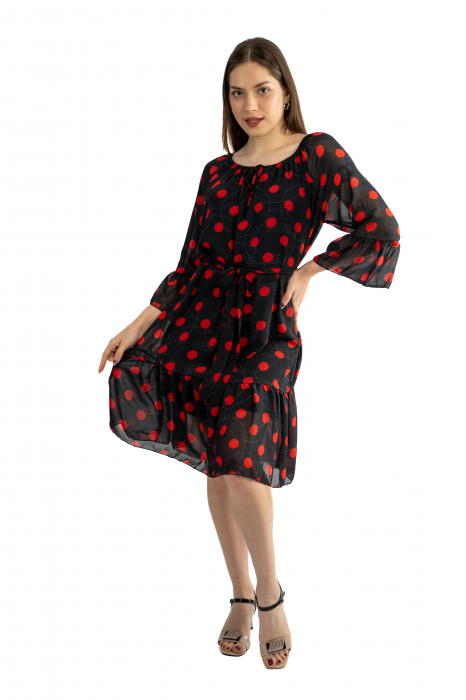 Rochie Dama 830 – Eleganță Vaporoasă pentru Orice Ocazie [4]