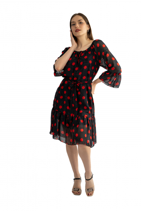 Rochie Dama 830 – Eleganță Vaporoasă pentru Orice Ocazie [5]