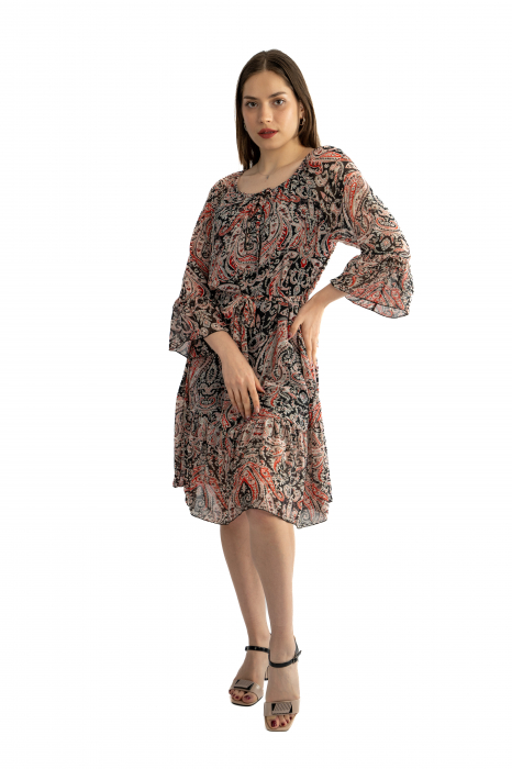 Rochie Dama 830 – Eleganță Vaporoasă pentru Orice Ocazie [4]