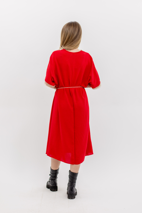 Rochie Dama cu Șnur – Eleganță și Detalii Delicate [2]