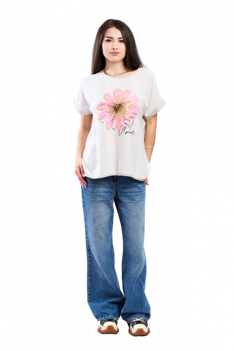 Tricou damă realizat din material de calitate [1]