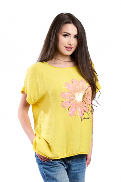 Tricou damă realizat din material de calitate [3]