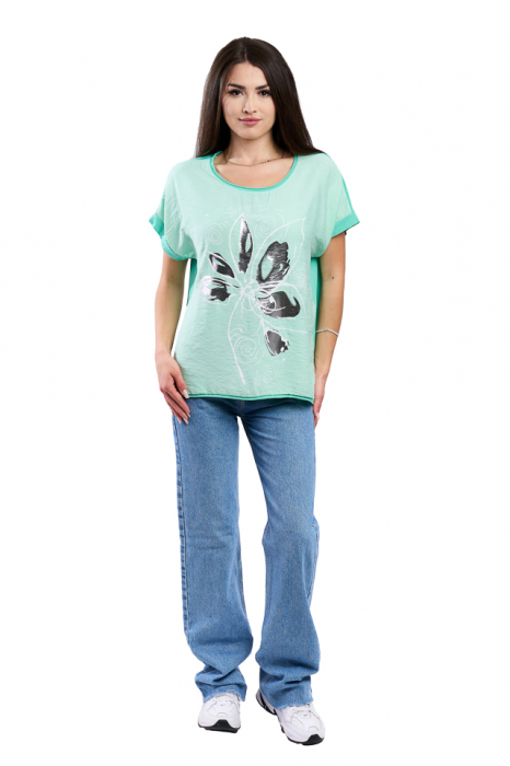 Tricou damă realizat din material de calitate [1]