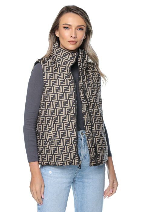 Vestă damă reversibilă, modernă și matlasată [4]