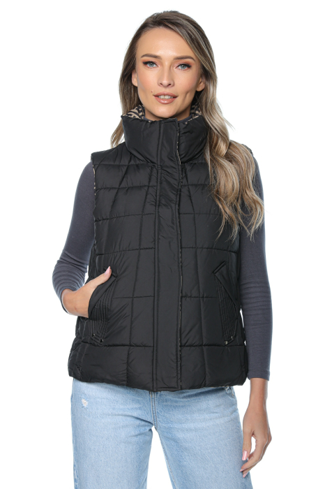 Vestă damă reversibilă, modernă și matlasată [6]
