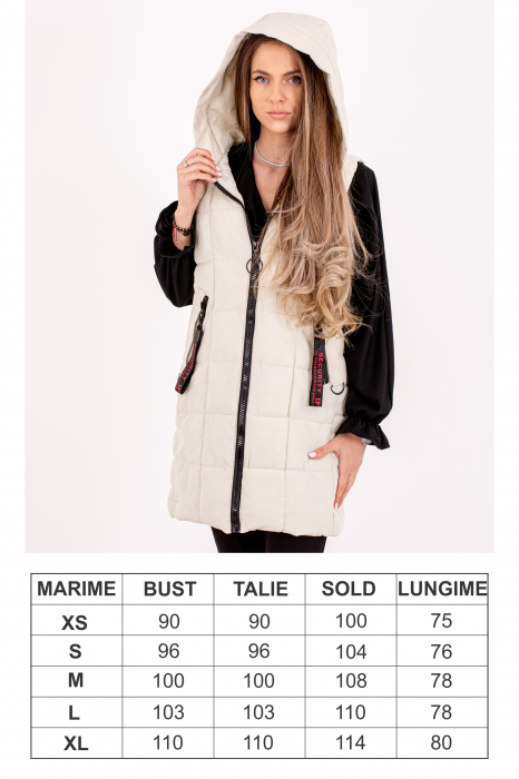 Vesta dama cu glugă 1888 este alegerea ideală pentru un stil modern și confortabil. [3]