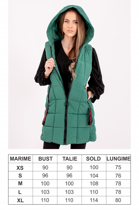 Vesta dama cu glugă 1888 este alegerea ideală pentru un stil modern și confortabil. [3]