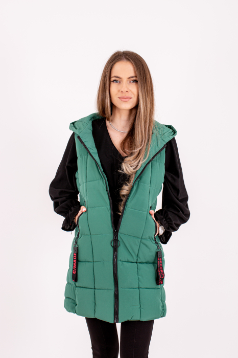 Vesta dama cu glugă 1888 este alegerea ideală pentru un stil modern și confortabil. [1]