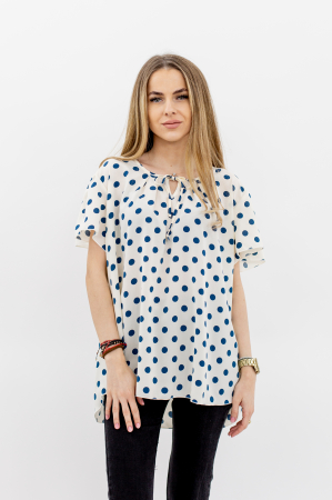 Bluze & Cămăși damă - Bluza Dama 2310 – Eleganță și Lejeritate cu Imprimeu Floral