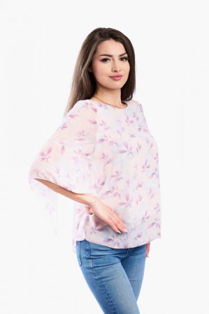 Bluză damă cu imprimeu floral elegant [2]
