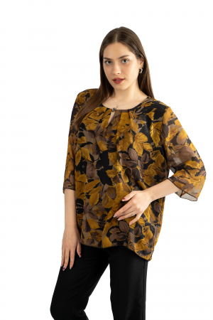 Bluze & Cămăși damă - Bluza Dama 815 – Eleganță și Confort cu Detalii Delicate