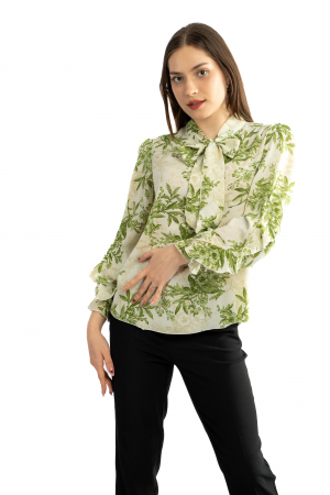 Bluze & Cămăși damă - Bluza Dama 820 – Eleganță și Feminitate cu Detalii Rafinante
