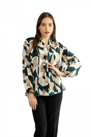 Bluze & Cămăși damă - Bluza Dama 821 – Confort și Eleganță Simplă