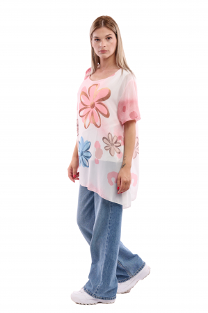 Bluza Dama 8894 – Comfort și Stil cu Imprimeu Colorat [2]