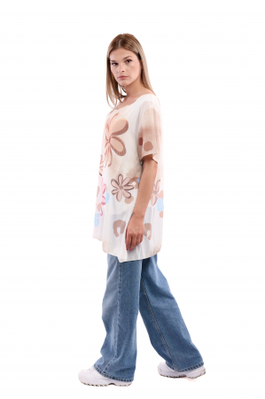 Bluza Dama 8894 – Comfort și Stil cu Imprimeu Colorat [2]