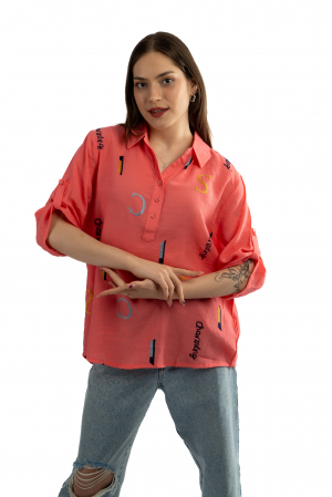 Bluze & Cămăși damă - Cămașă Dama 1117 – Stil Modern cu Detalii Elegante