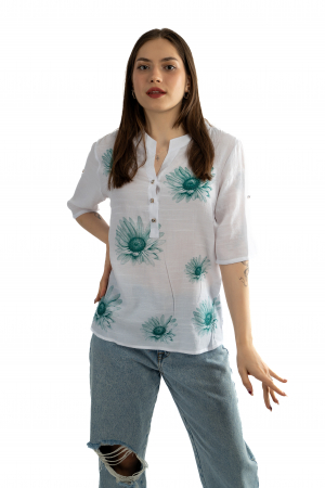 Bluze & Cămăși damă - Cămașă Dama 1119 – Eleganță și Confort cu Detalii Subtile