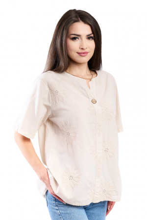 Cămașă damă 4065 cu decolteu în V [2]