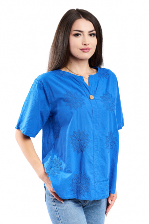 Cămașă damă 4065 cu decolteu în V [2]