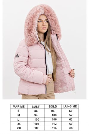 Geacă Dama 907 cu Glugă Detasabilă – Stil și Confort în Sezonul Rece [1]