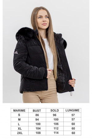 Geacă Dama 907 cu Glugă Detasabilă – Stil și Confort în Sezonul Rece [2]