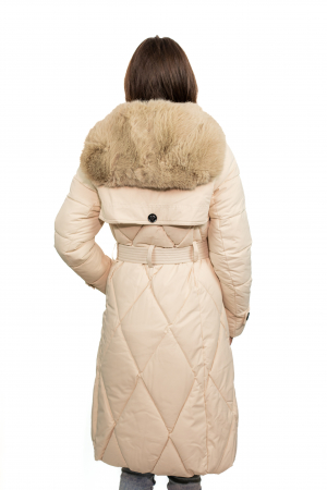 Geacă Dama 618 cu Blană Sintetică Detasabilă – Confort și Eleganță în Fiecare Detaliu [1]