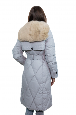 Geacă Dama 618 cu Blană Sintetică Detasabilă – Confort și Eleganță în Fiecare Detaliu [1]