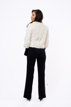 Haină Blană Iepure 2051 – Eleganță și Rafinament pentru Sezonul Rece [1]