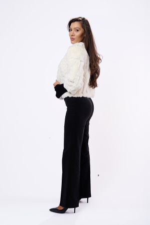 Haină Blană Iepure 2051 – Eleganță și Rafinament pentru Sezonul Rece [4]