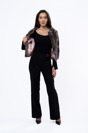 Haină Blană Iepure 2051 – Eleganță și Rafinament pentru Sezonul Rece [10]