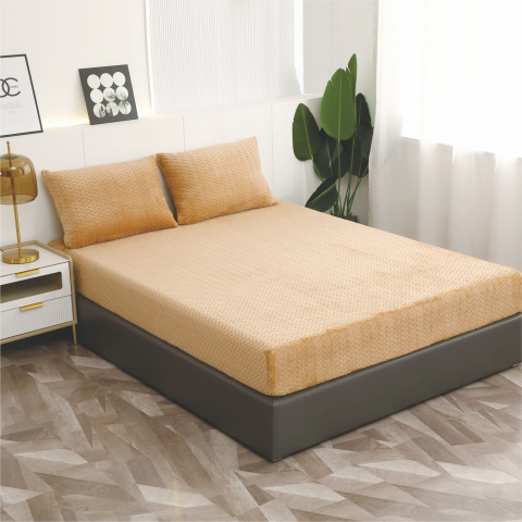 Huse de pat Cocolino - Husa de Pat Cocolino 180x200 cm - Set cu Fețe de Pernă și Elastic pentru Fixare Perfectă