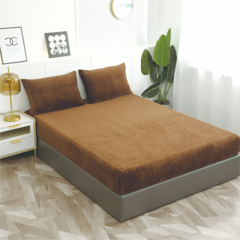 Huse de pat Cocolino - Husa de Pat Cocolino 180x200 cm - Set cu Fețe de Pernă și Elastic pentru Fixare Perfectă
