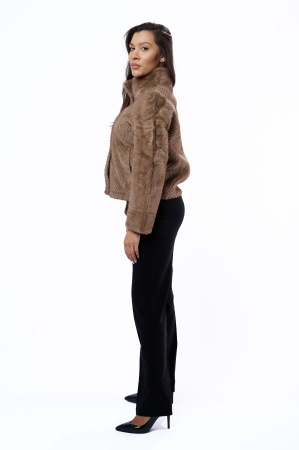 Jachetă Dama cu Blană Sintetică 630 – Eleganță și Confort Premium [4]