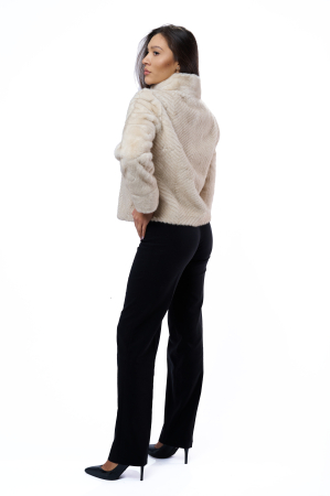 Jachetă Dama cu Blană Sintetică 630 – Eleganță și Confort Premium [1]