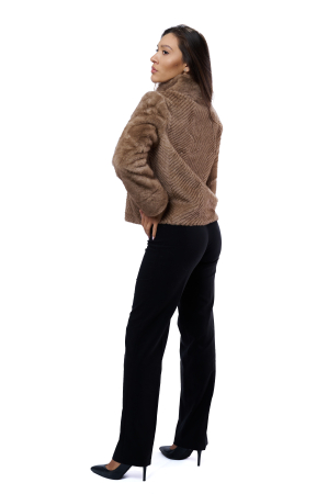 Jachetă Dama cu Blană Sintetică 630 – Eleganță și Confort Premium [1]