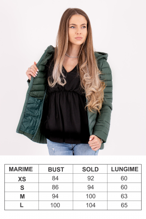 Jachetă Dama 2025 cu Glugă Detașabilă – Stil și Confort pentru Sezonul Răcoros [2]