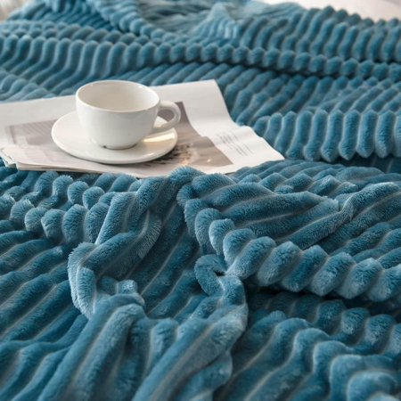 Patura cocolino cu dungi, 200x230cm [1]