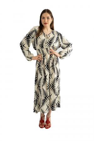 Rochii - Rochie Dama 2366 – Eleganță și Confort într-o Piesă Vaporasă