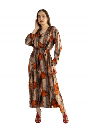 Rochii - Rochie Dama 2366 – Eleganță și Confort într-o Piesă Vaporasă