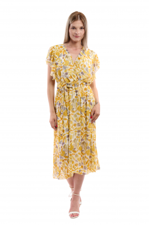 Rochii - Rochie Dama 2372 – Eleganță Lejeră cu Detalii Delicate