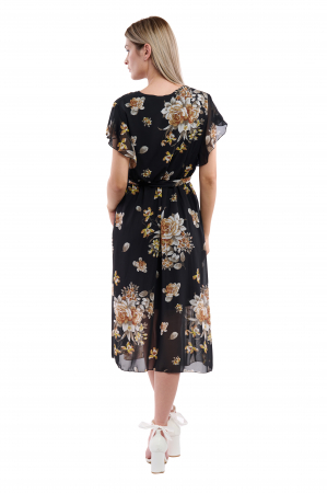 Rochie Dama 2372 – Eleganță Lejeră cu Detalii Delicate [1]